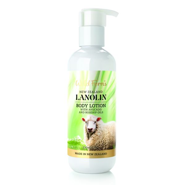 Wild Ferns Lanolin Body Lotion